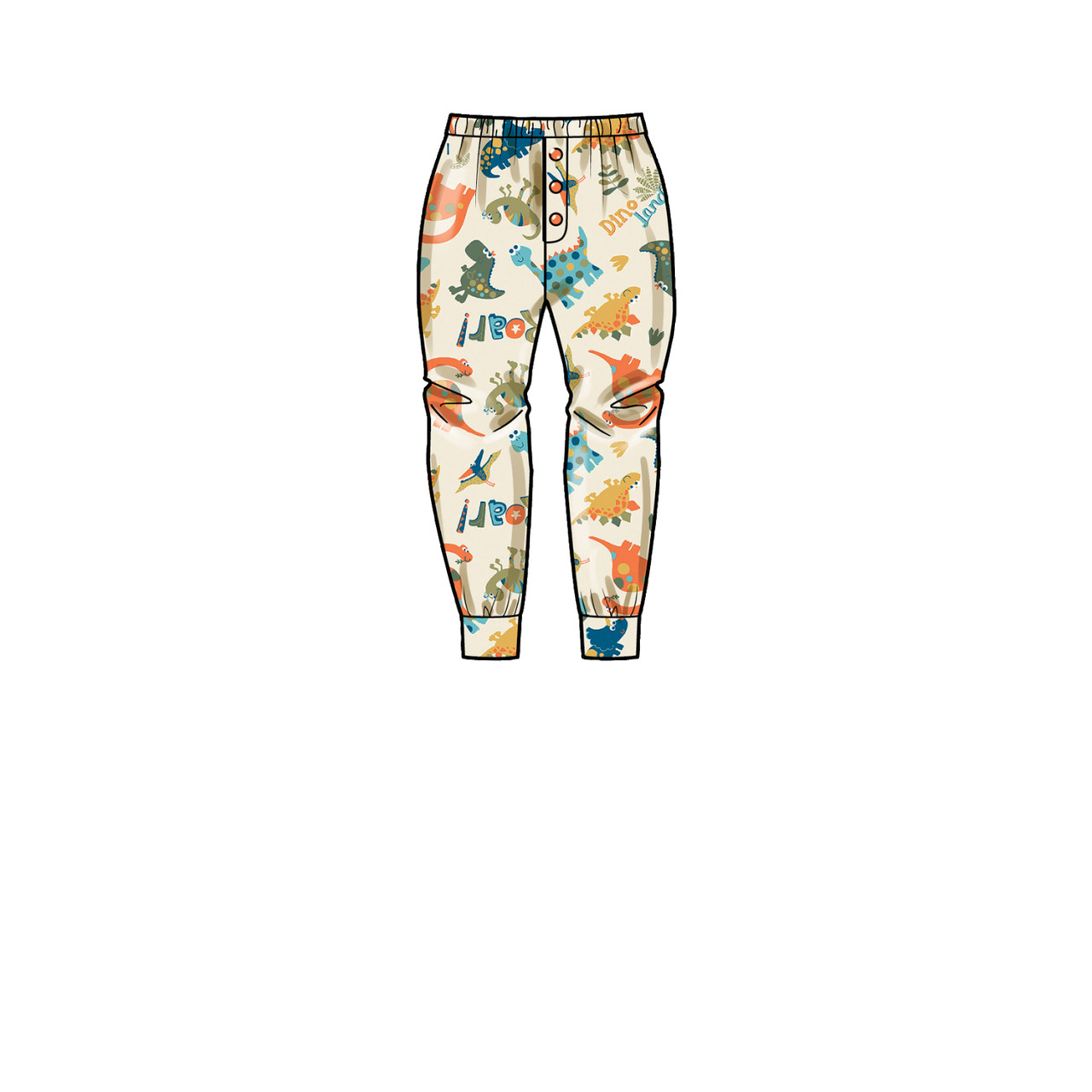 Patron Simplicity 9455 - Pantalon et haut en tricot pour femme, homme et enfant du 4 au 16 ans et du XS au XL