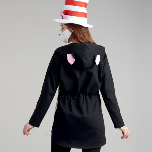 Patron Simplicity 9354 - Costume de veste pour femme avec masques et chapeau du 34 au 52 FR