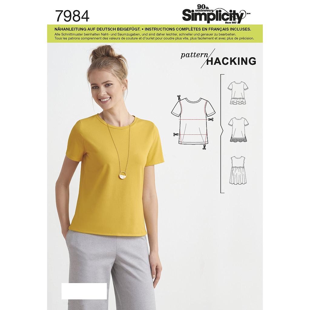 Patrón Simplicity 7984.A-Camiseta
