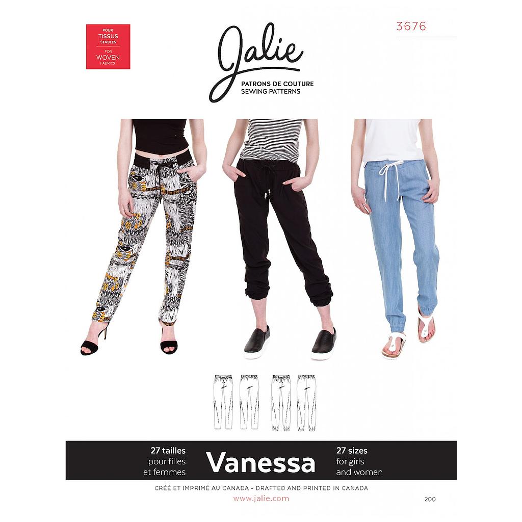 Patrón Jalie 3676 Vanessa - Pantalón 