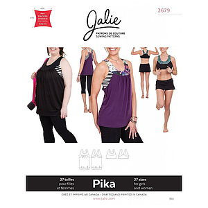 Patrón Jalie 3679 Pika - Blusa 2 en 1