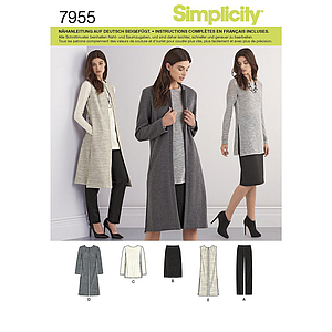 Patrón Simplicity 7955.H5 Conjunto Mujer
