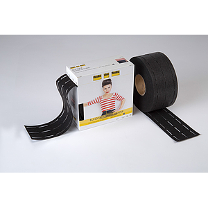 GP 3 Cinta perforada - grafito - 50m x 7cm (10-25-25-10mm) 