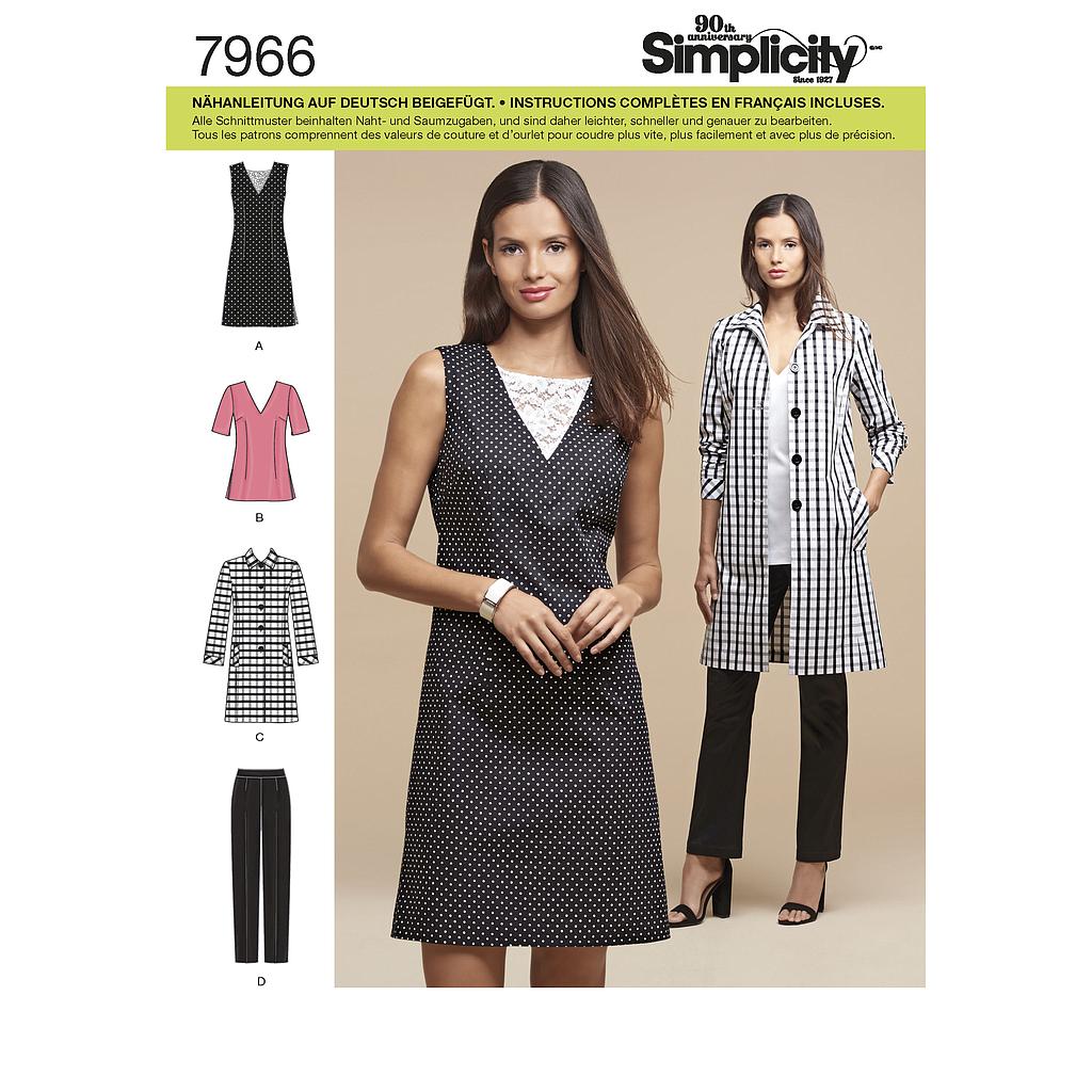 Patron Simplicity 8302 Ensemble femme #