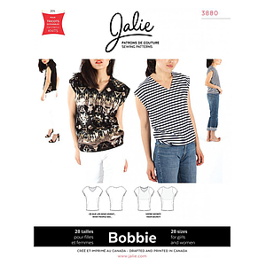 Patron Jalie 3880 Haut à encolure en V - Bobbie 