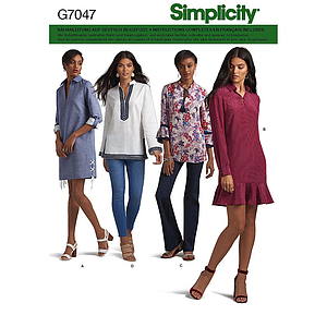 Patron Simplicity 7047 robe et tunique