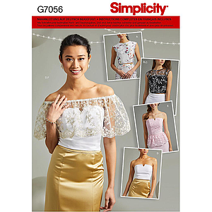 Patron Simplicity 7056 haut et corset
