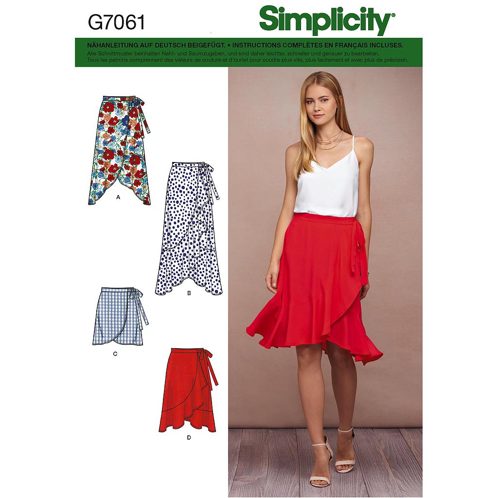 Patron Simplicity 7061 jupe femme