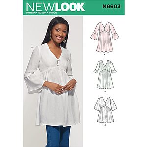 Patron New Look 6603 Blouse pour femme
