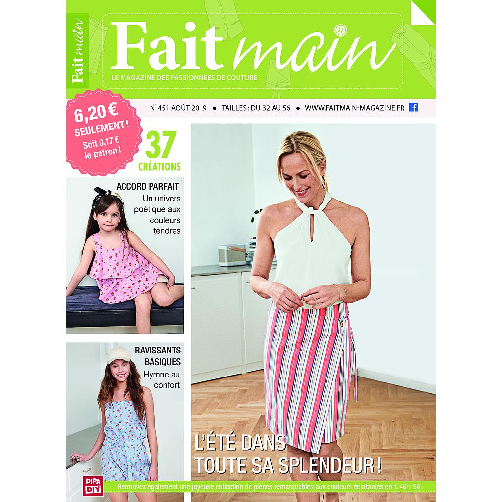 FAIT MAIN MENSUEL N° 451-08/ 2019