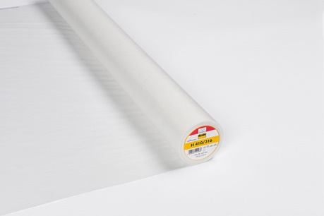 H 410 Entretela termoadhesiva - blanco - 25m x 90cm