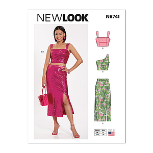 Patron New Look 6741 -  Robe deux pièces du 34 au 46 (FR)