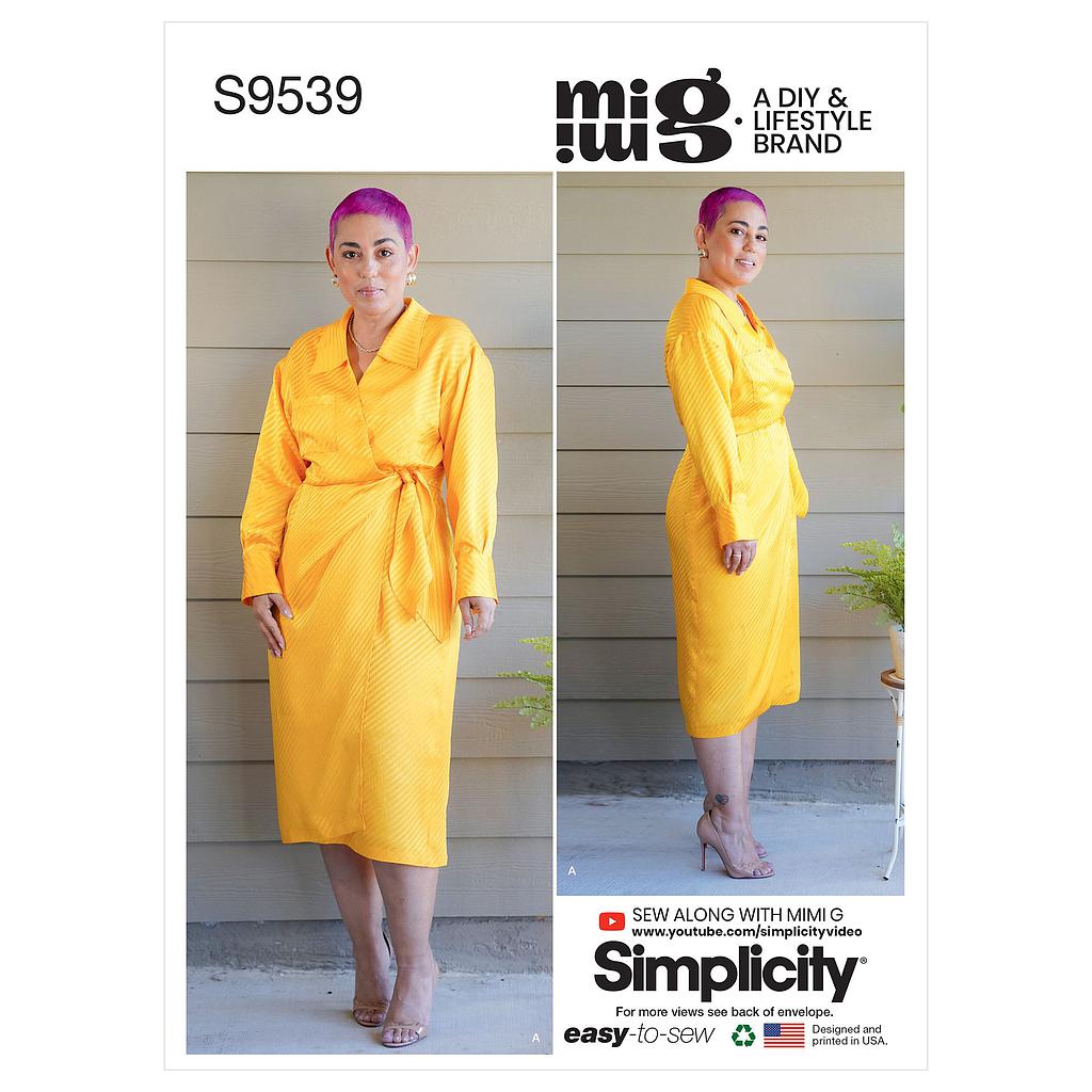 Patron Simplicity 9539 - Robe pour jeunes filles