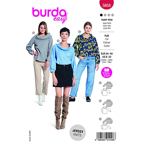 Patron Burda 5858-Pull