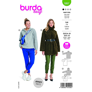 Patron Burda 5867-Pull