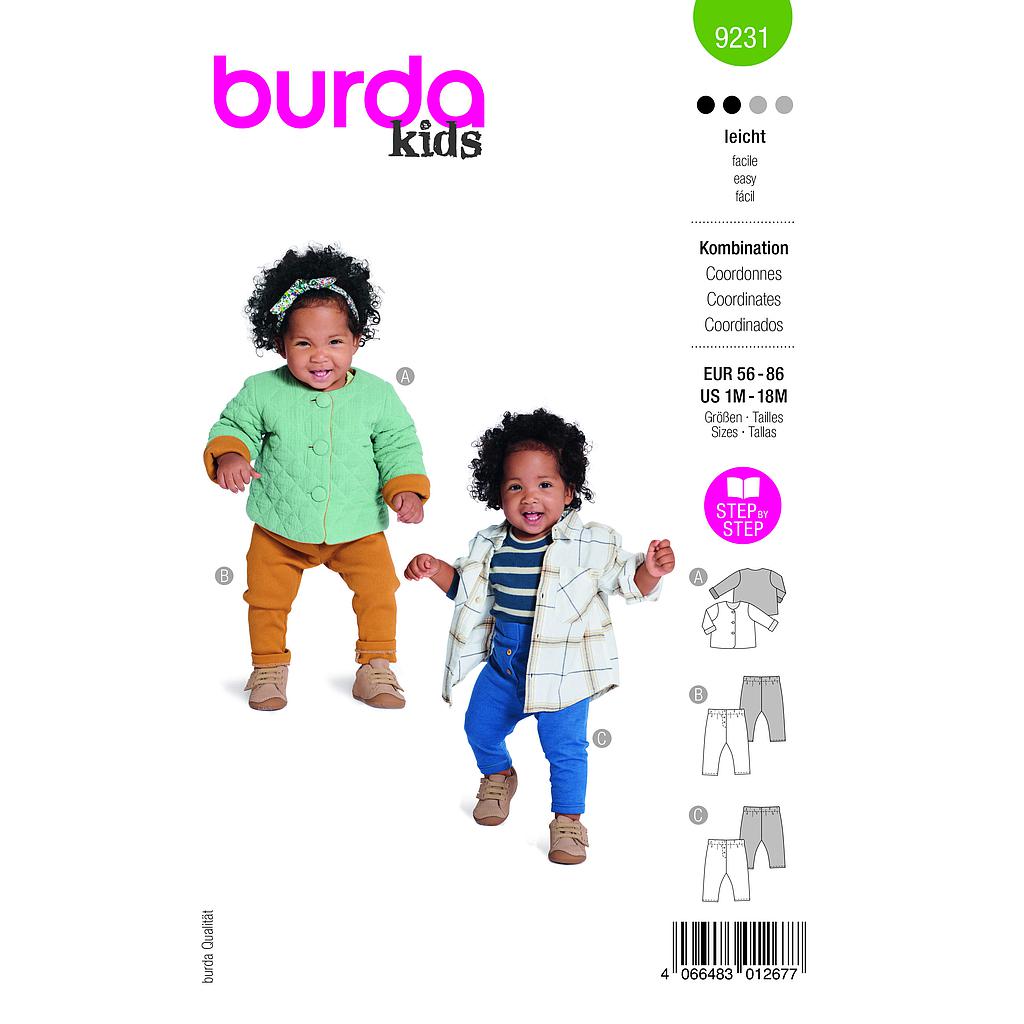 Patron Burda 9231-Ensemble