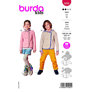 Patron Burda 9236-Veste
