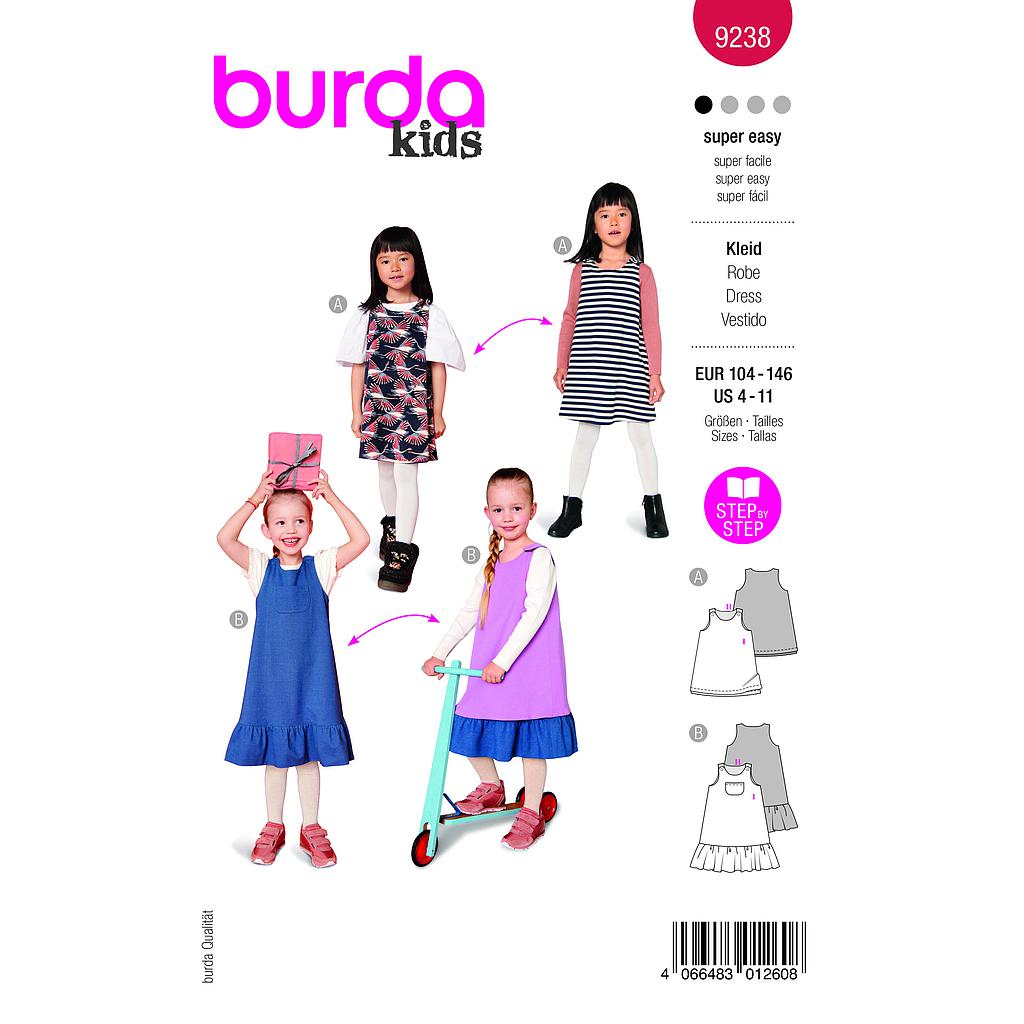 Patron Burda 9238-Robe