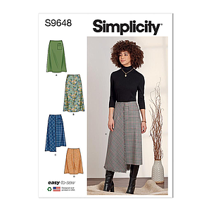 Patron Simplicity 9648 - Jupe du 36 au 52 (FR)