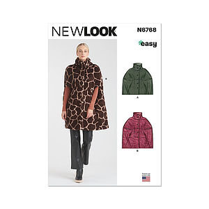 Patron New Look -Cape du 36 au 54 FR