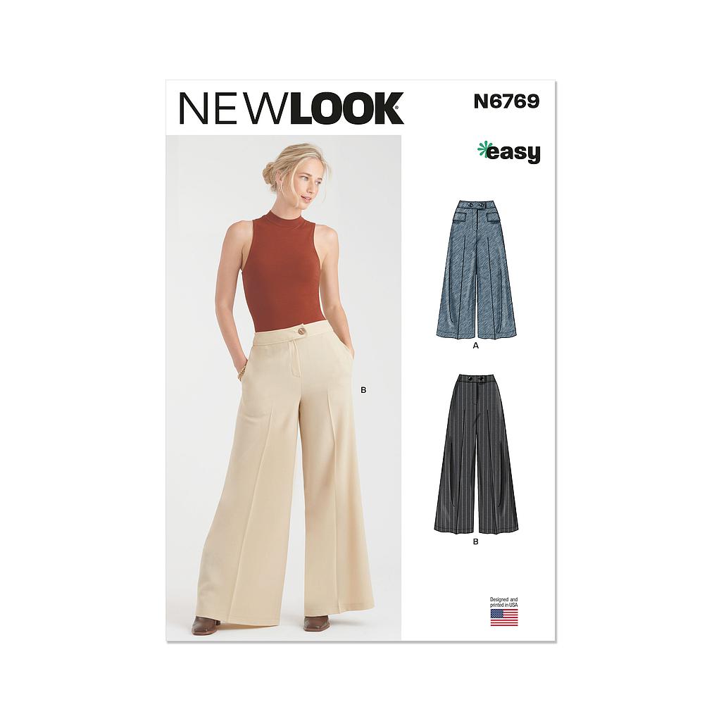 Patron New Look - Pantalons du 38 au 50 FR