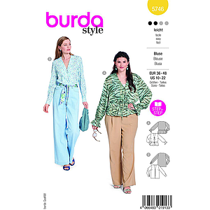 Patron Burda 5746 - Blouse