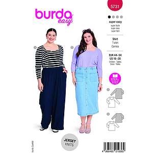 Patron Burda 5731 - Top