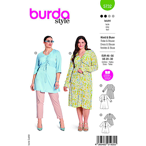Patron Burda 5732 - Robe & Blouse