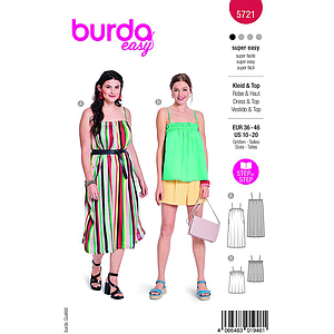 Patron Burda 5721 - Robe & Top