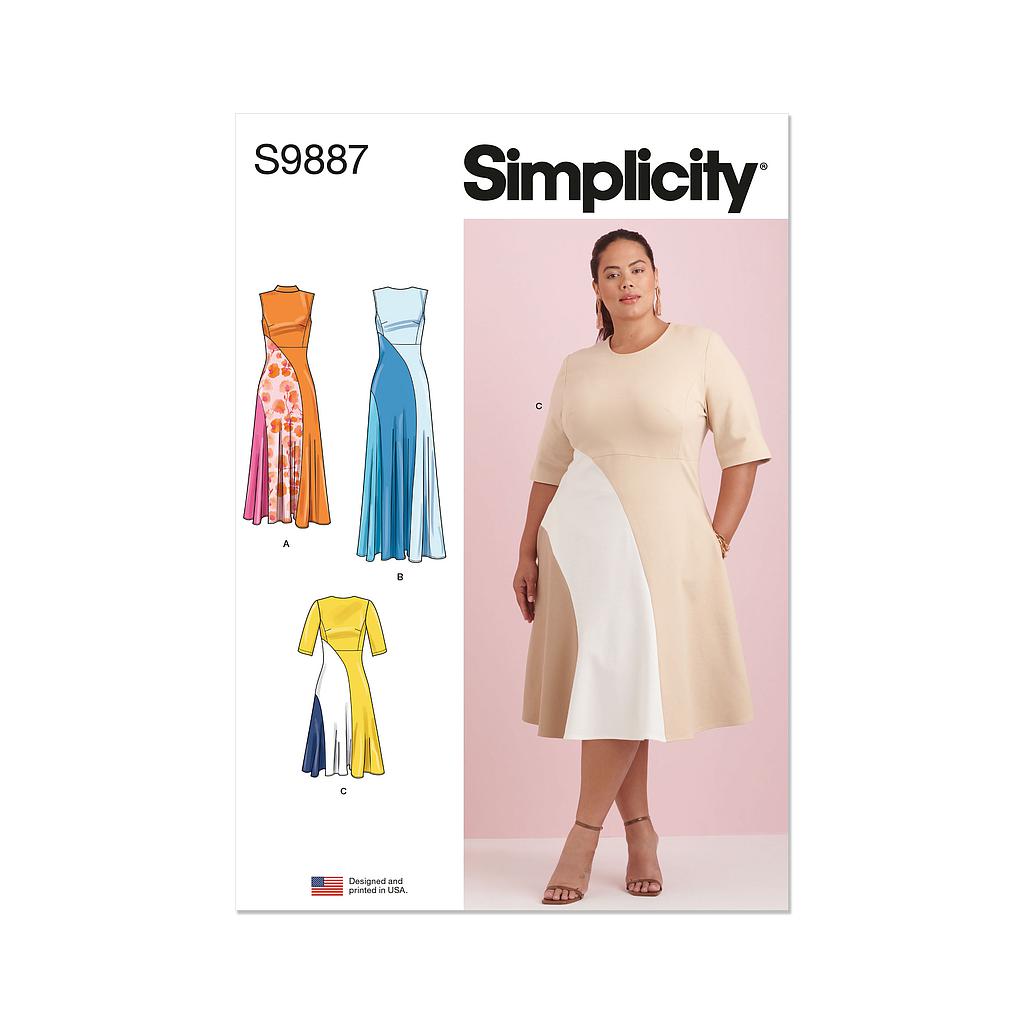Patron Simplicity 9887 - Robe