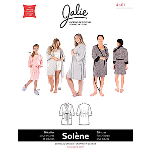 Patron Jalie 4461 - SOLÈNE - Peignoir de détente