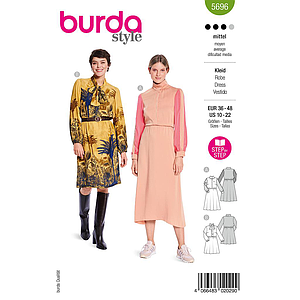 Patron Burda 5696 - Robe