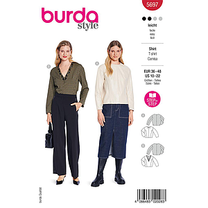 Patron Burda 5697 - T-shirt