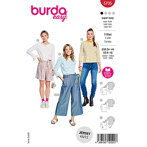 Patron Burda 5705 - T-shirt