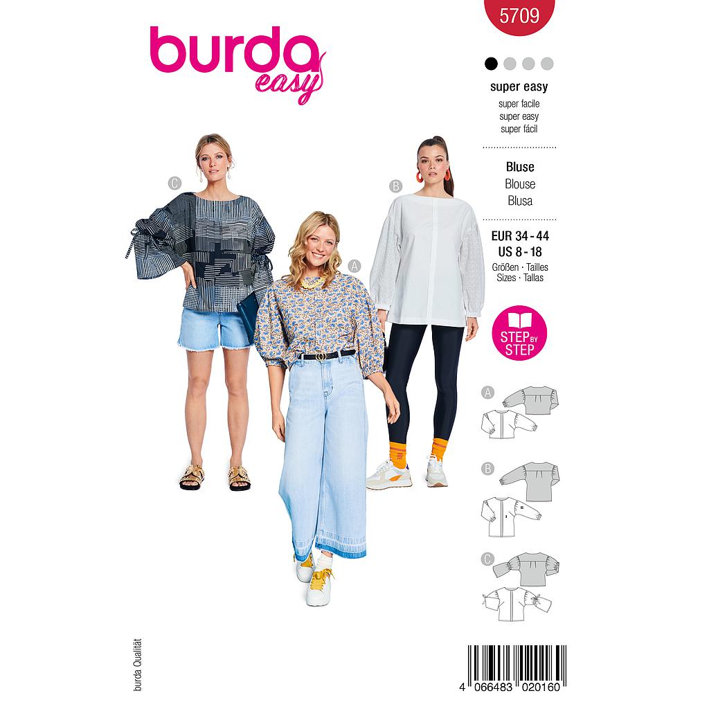 Patron Burda 5709 - Chemisier