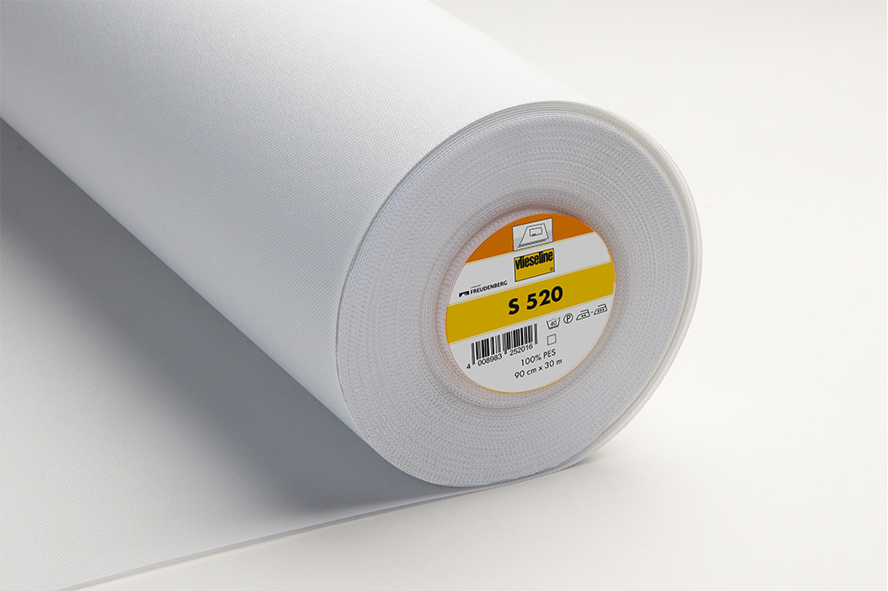 S 520 ENTRETELA RÍGIDA - blanco - 30m x 90cm 