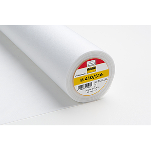 H 410 Entretela termoadhesiva - blanco - 25m x 90cm