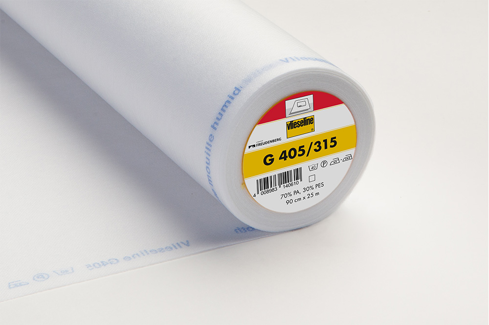G 405 Entretela termoadhesiva - blanco - 25m x 90cm