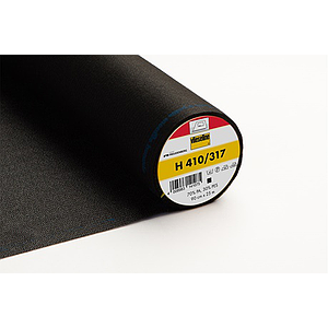 H 250 Entretela termoadhesiva - negra - 25m x 90cm 