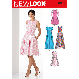 Patrón New Look 6341 Vestido 