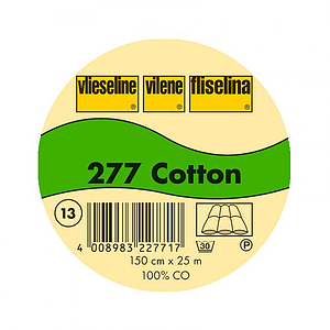 277 Coton Entoilage volumineux - blanc  - 150 cm x 25 m