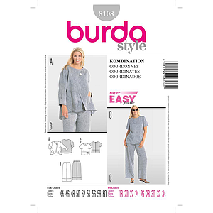 Patron Burda 8108 Ensemble