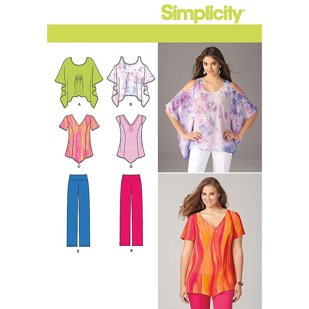 Patrón N°7704.A Simplicity : Conjunto Mujer