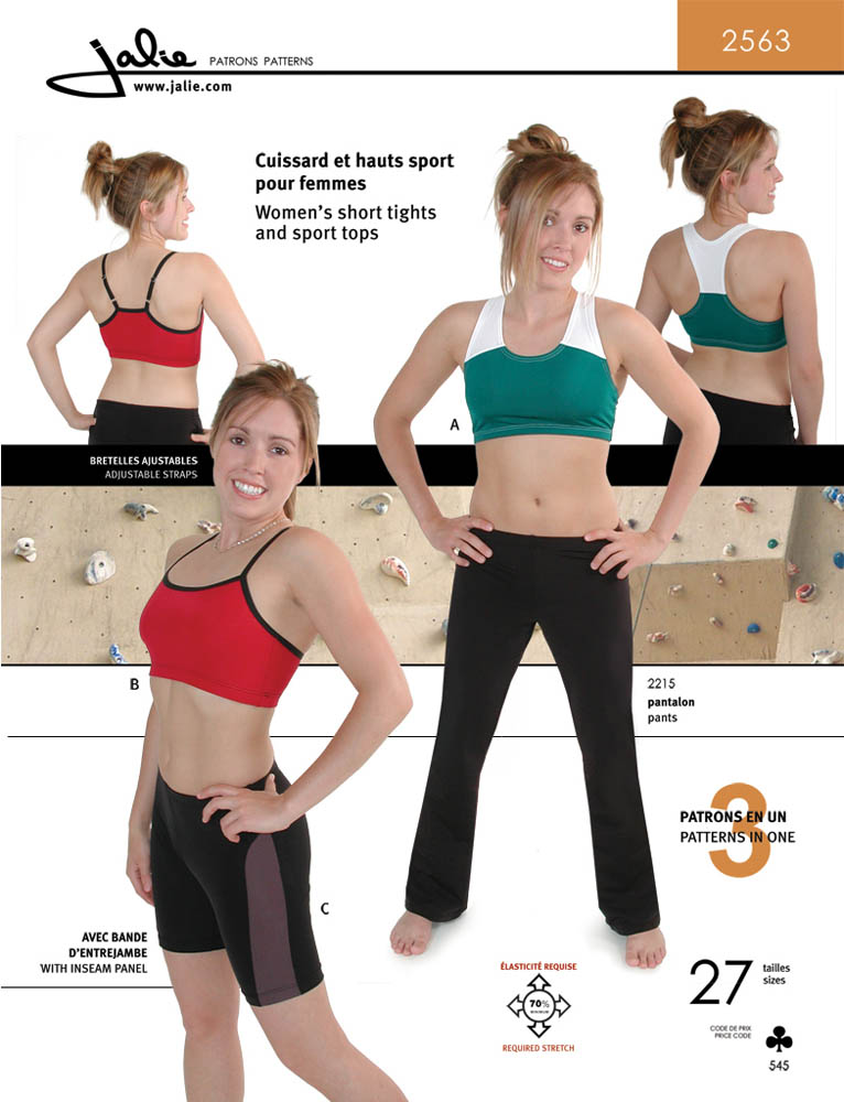 Patrón Jalie 2563 Conjunto deporte