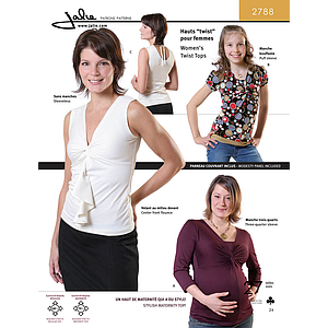 Patrón Jalie 2788 Camiseta twist Mujer