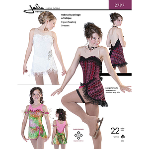 Patron Jalie 2797Vestido de patinaje artístico (efecto"strapless")