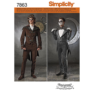 Patron Simplicity 1039 Patron Déguisement Homme 