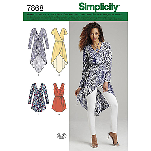 Patron Simplicity 1064 Tunique femme #