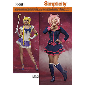 Patron Simplicity 7880 Déguisement Sailor Moon 