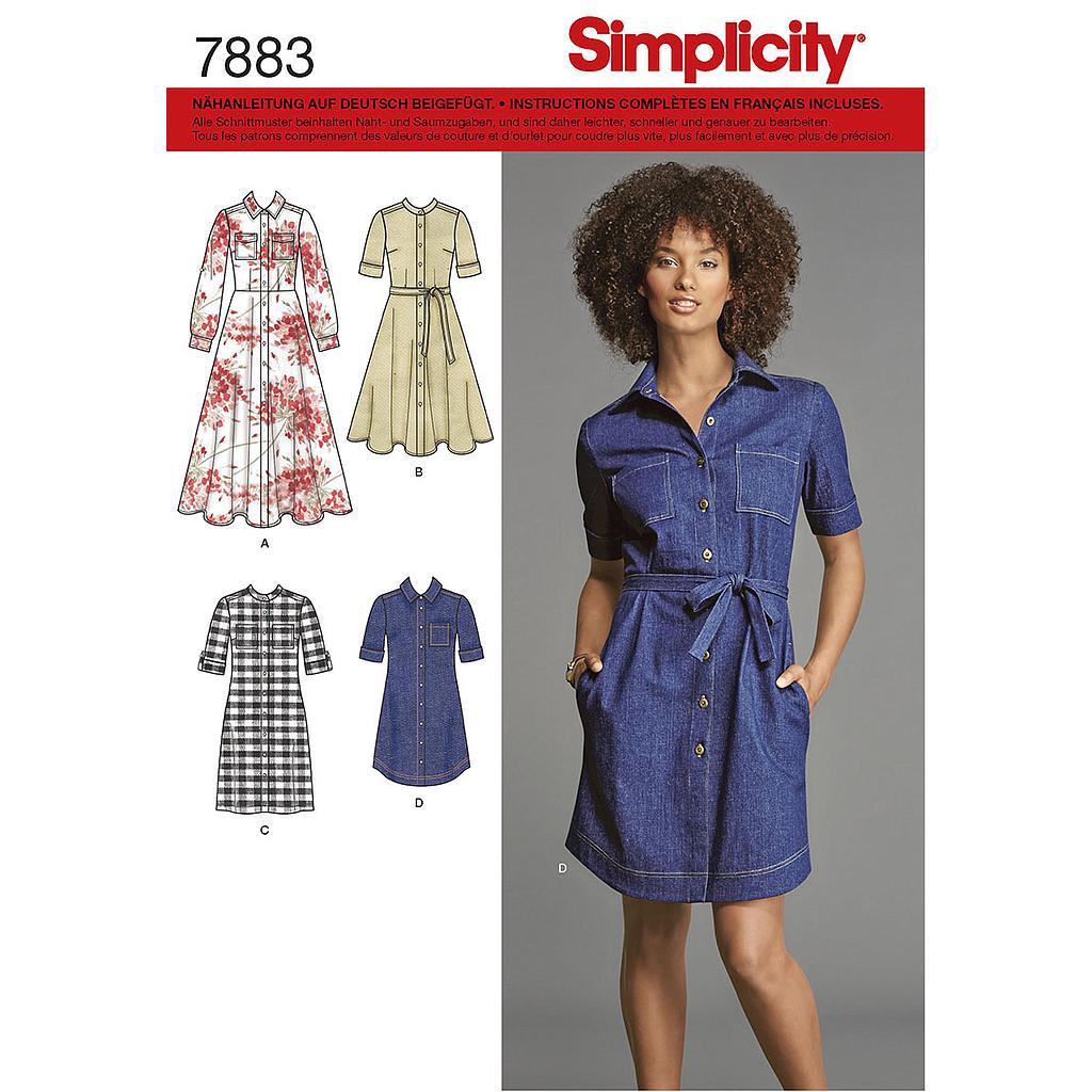 Patrón Simplicity 7883.U5 Vestido